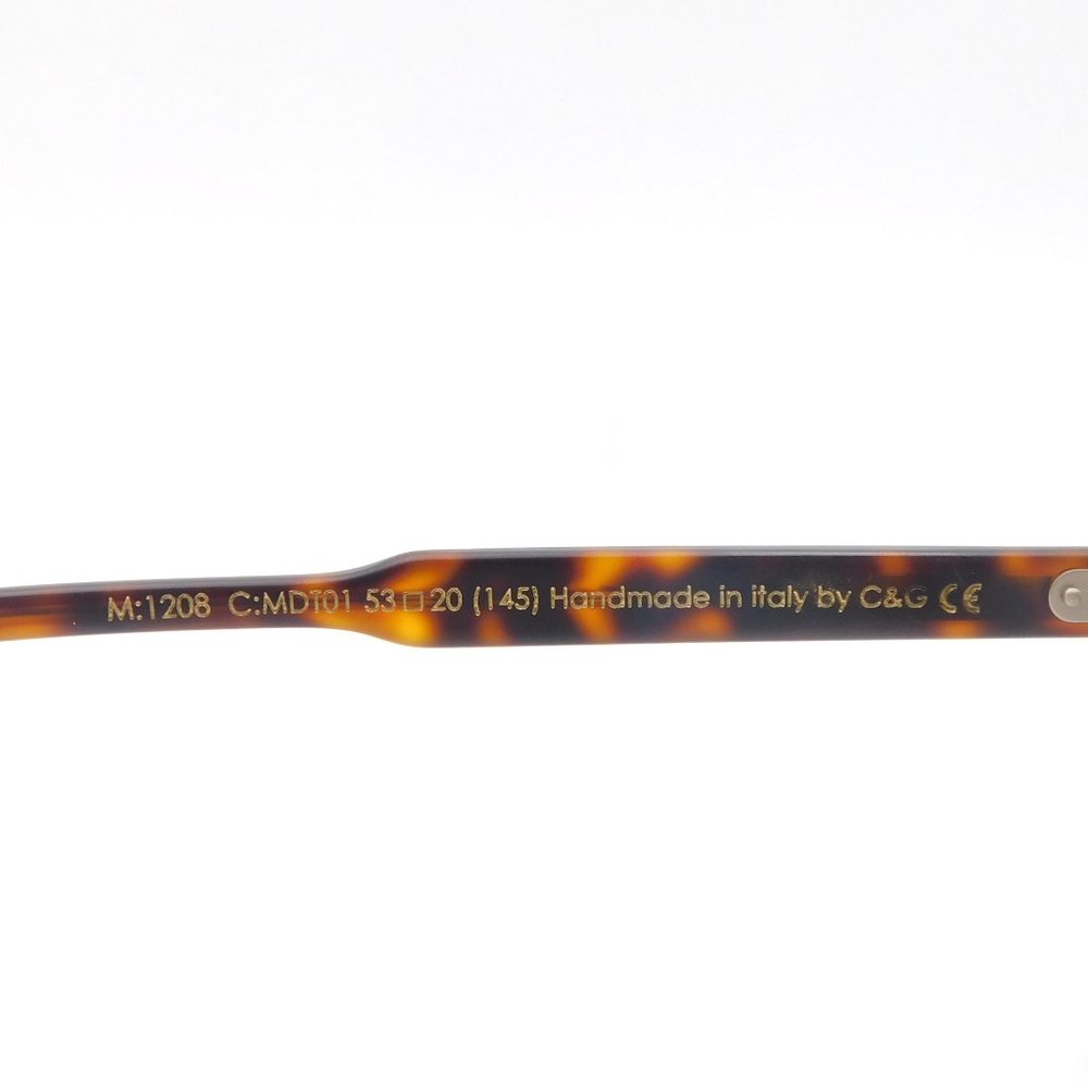 NEW CUTLER AND GROSS OF LONDON CGOP-1208-MDT01 MATTE DARK TORTOISE EYEGL… - Picture 8 of 10